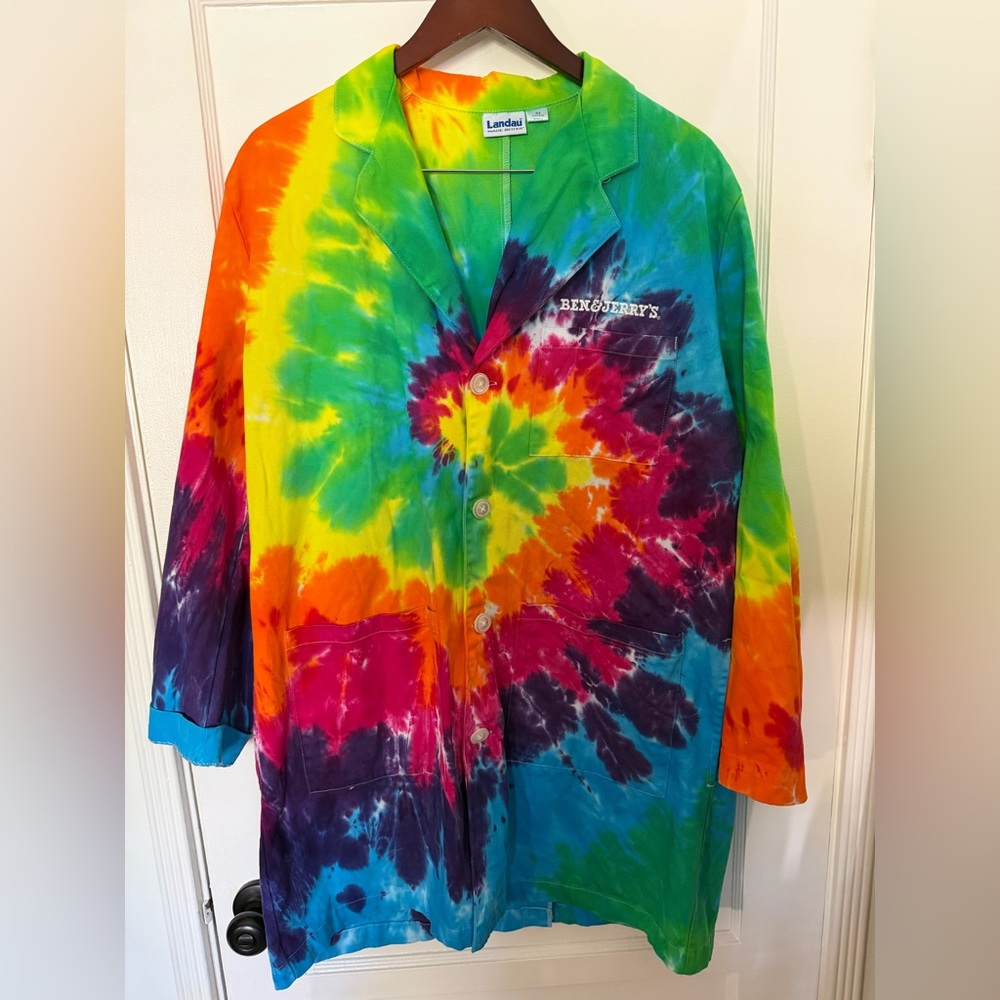 Ben & Jerry’s Official Tie Dye Ice Cream Lab Coat